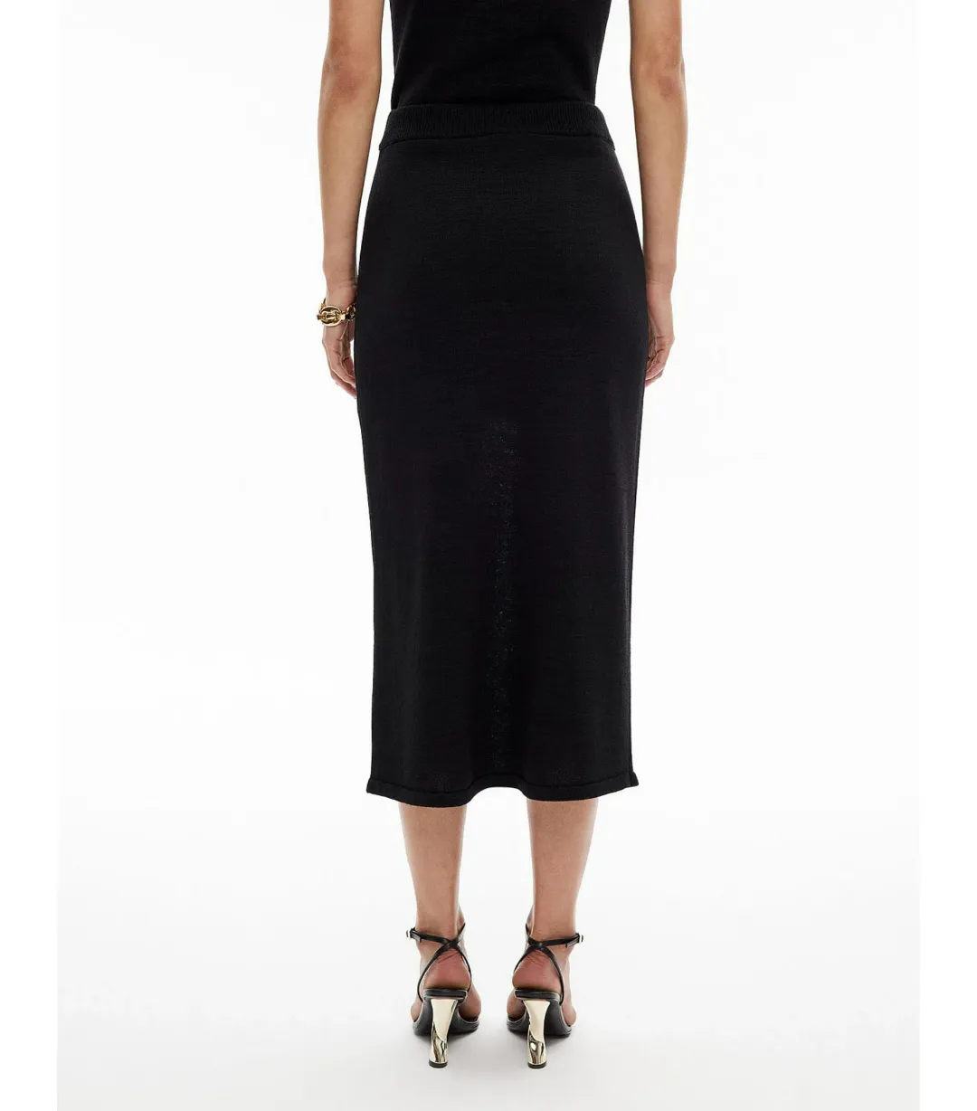 Witchery Knit Maxi Skirt Black Size for rent on The Volte - main image