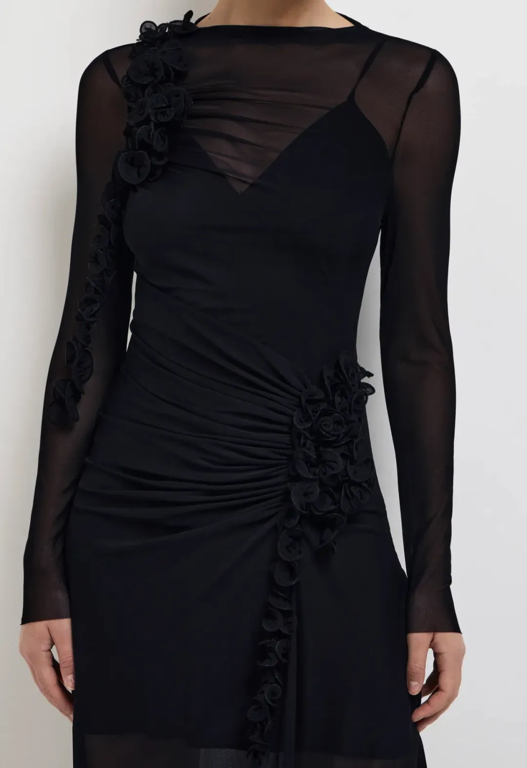 Sheike Odesse Dress in Black Size AU12 for rent on The Volte - main image