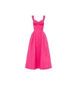 Rebecca Vallance Lyla Midi Dress Hot Pink Size 10 for rent on The Volte - image 5