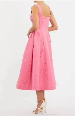Rebecca Vallance Carmelita Midi Dress Pink Size 14 for rent on The Volte - image 3