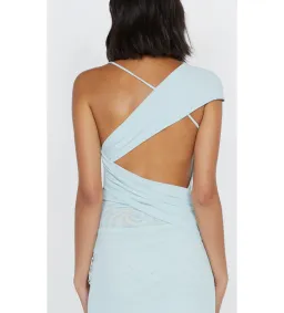 Bec & Bridge Alara Asym Maxi Dress Ocean Mist Size 8 for rent on The Volte - image 3