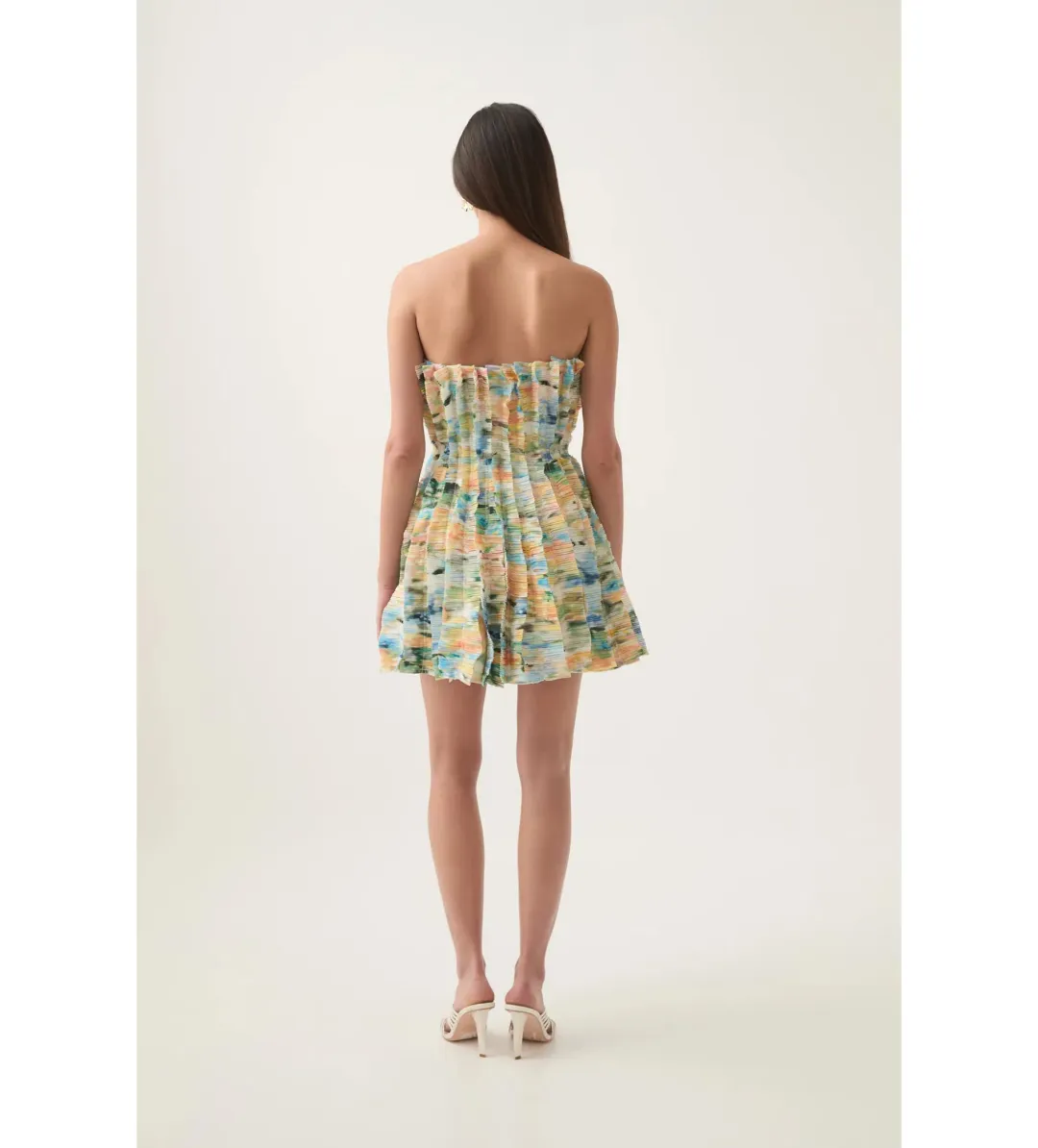 Aje Hybrid Sleeveless Mini Dress in Floral Haze Size AU 4 for rent on The Volte - main image