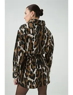 Aje Sienna Shirt Dress Animal Print Size 6 for rent on The Volte - image 6