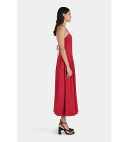 Hansen And Gretel  Carlotta Midi Dress Samba Red Size Au 10 for rent on The Volte - image 2