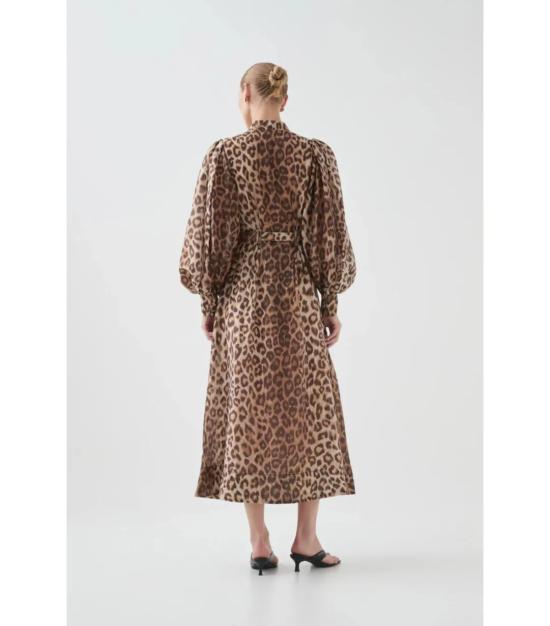 Aje Isabella Shirtdress Leopard Print Size AU 12 for rent on The Volte - main image