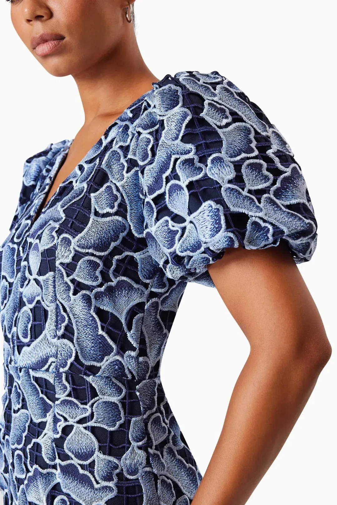 Elliatt Mila Mini Dress In Blue Size 6 for rent on The Volte - main image