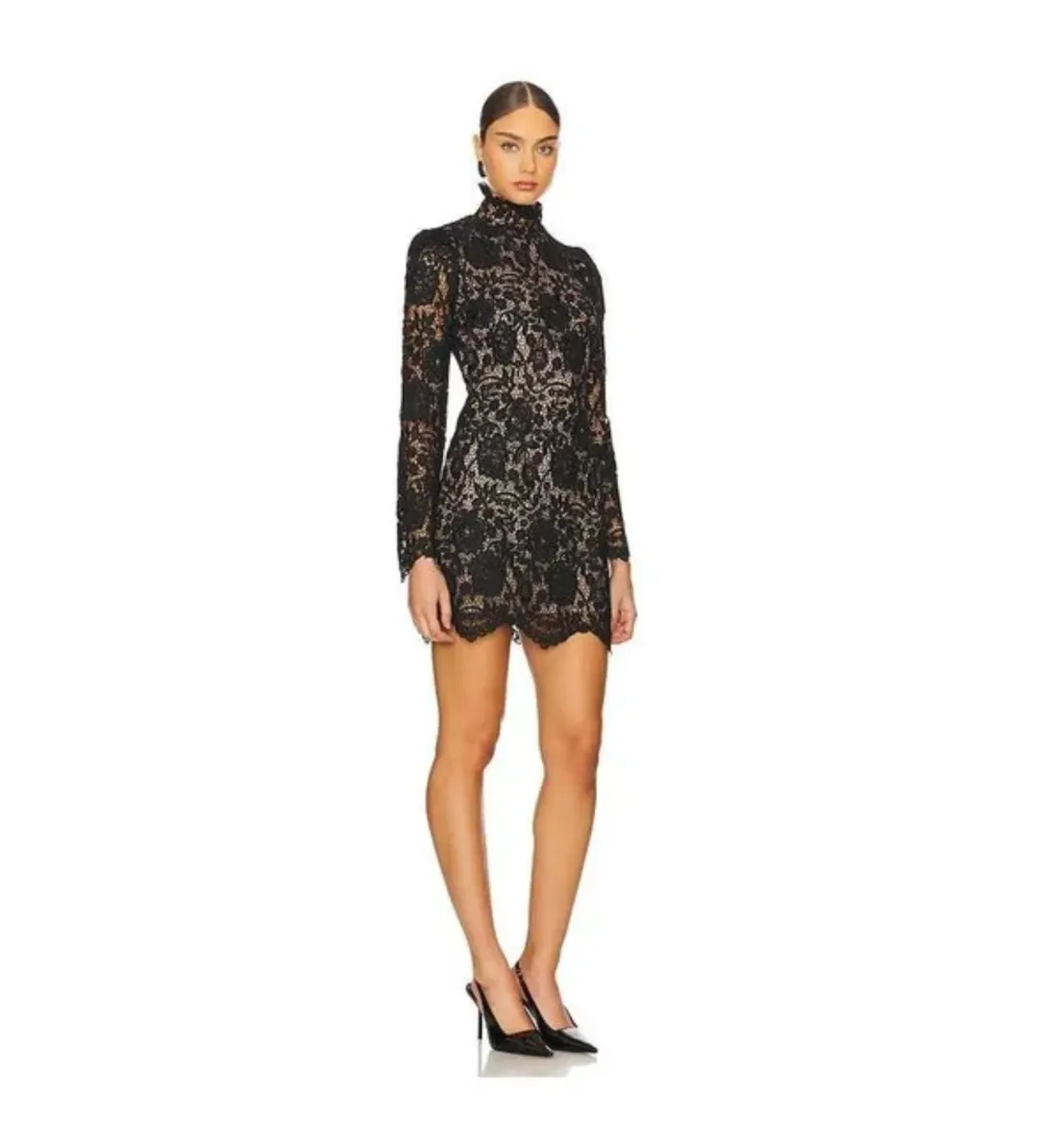 Stone Cold Fox Noosa Mini Dress in Black Size S/AU 8 for rent on The Volte - main image