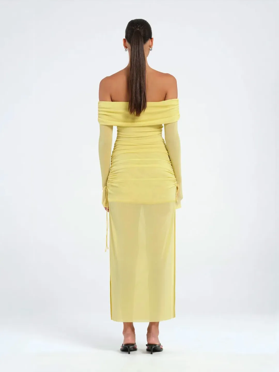 Benni Blaire Midi Dress Lemon Size 8 / AU 8 for rent on The Volte - main image
