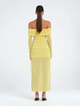 Benni Blaire Midi Dress Lemon Size 8 / AU 8 for rent on The Volte - image 3