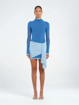 Benni Kingsley Mini Dress Blue Size 10 for rent on The Volte - image 1