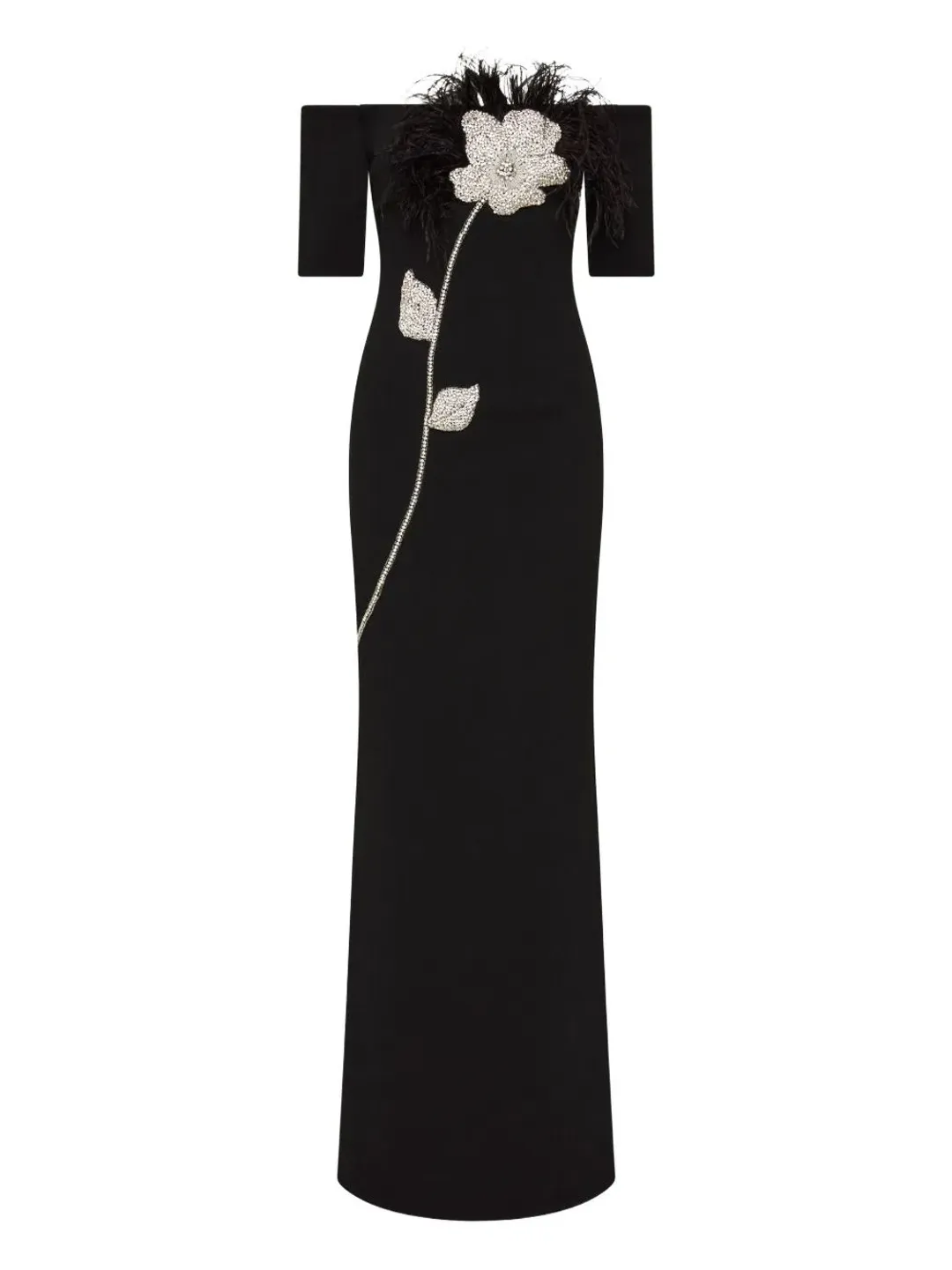 Rebecca Vallance Starlight Gown in Black Size AU 8 for rent on The Volte - main image