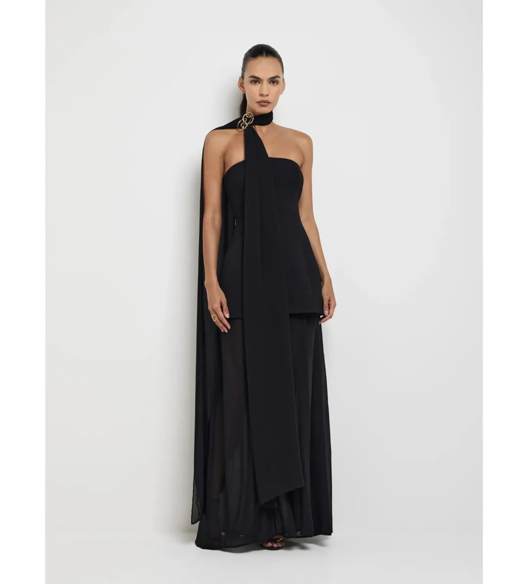 Sheike Marissa Maxi Dress Black Size AU 8 for rent on The Volte - main image
