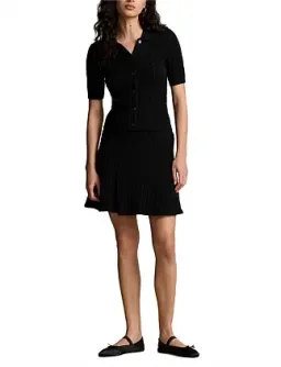 Ralph Lauren Cable-knit Polo Cardigan Black  for rent on The Volte - image 9