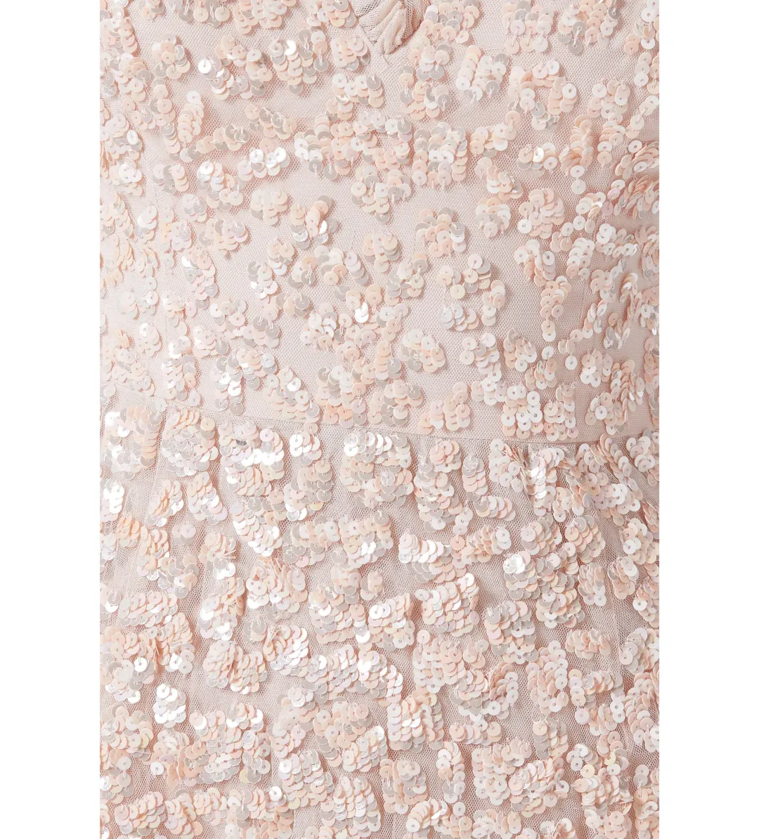 Needle and Thread Amalie Sequin V-Neck Gown Pale Pink in Size 8 for rent on The Volte - main image