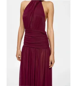 Effie Kats Verity Gown Burgundy Size S AU 8 for rent on The Volte - image 6