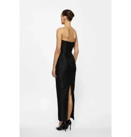 Effie Kats Kiera Midi Dress Black Size 10 for rent on The Volte - image 3