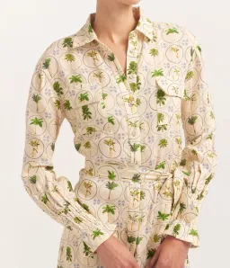 Palm Noosa Marigold Dress Tropical Palm Size 10 for rent on The Volte - image 2