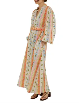 Palm Noosa Noddy Maxi Dress in Tropical Stripe Size 10 for rent on The Volte - image 2
