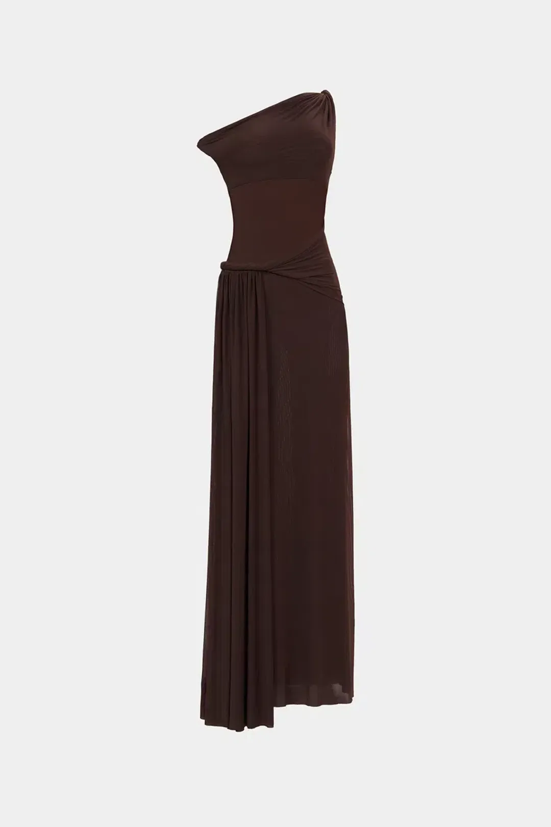 Misha Sisal Maxi Dress Espresso Size 10 for rent on The Volte - main image