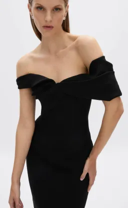 Rachael Gilbert Mattie Full Length Gown Black Size 8 for rent on The Volte - image 4