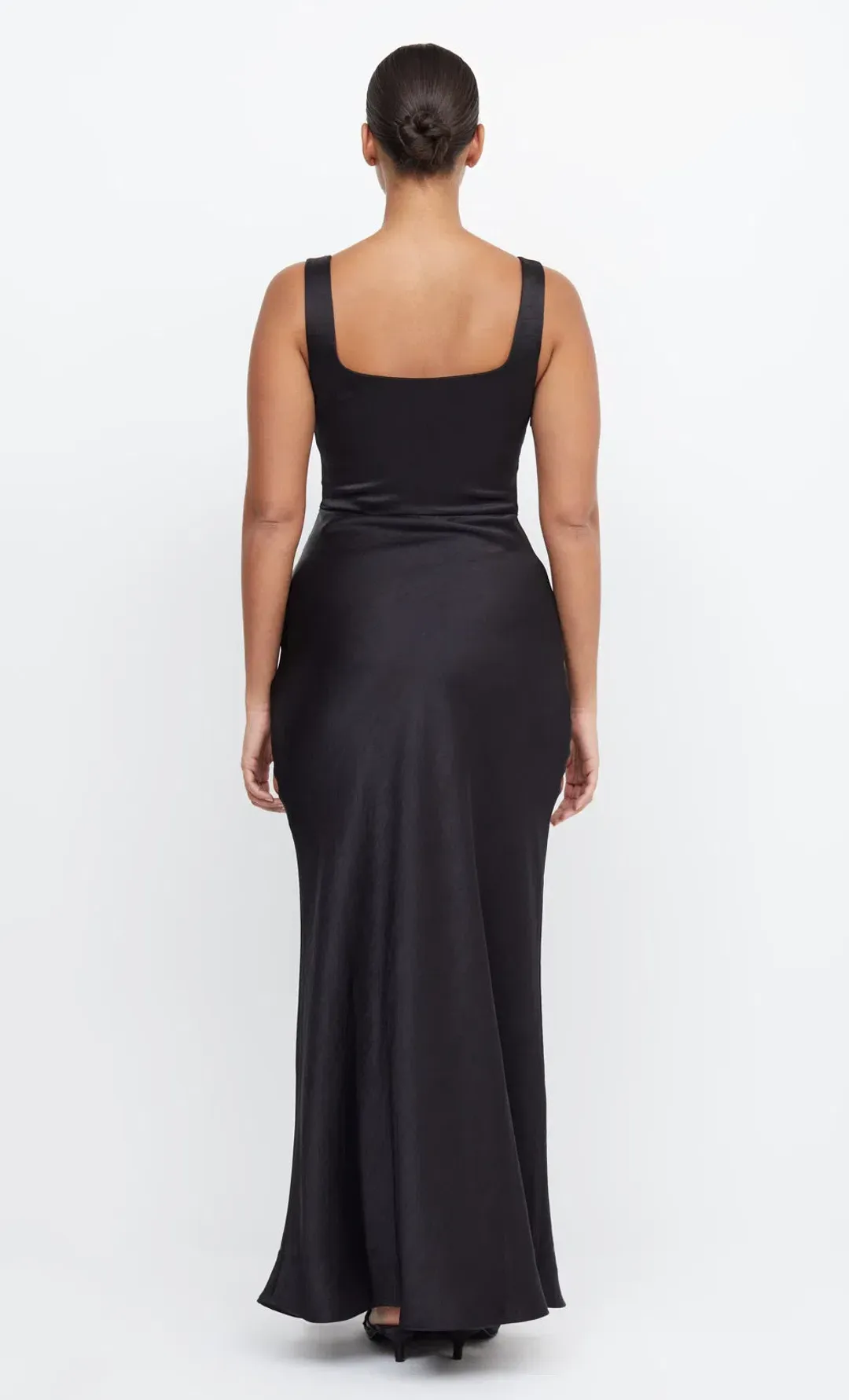 Bec & Bridge The Dreamer Square Neck Maxi Dress Black Size 10 for rent on The Volte - main image