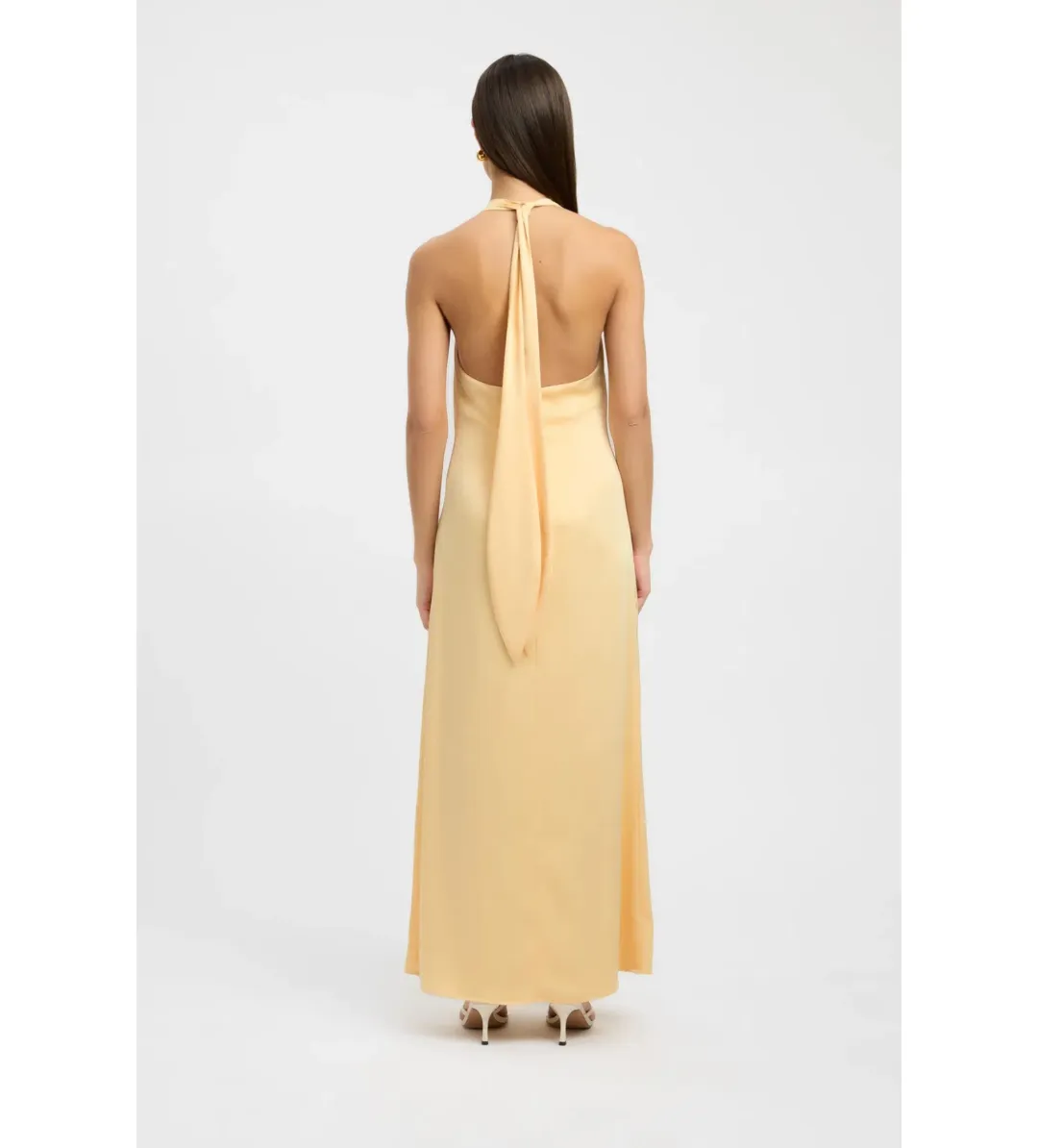 Kookai Milan Maxi Dress in Yellow Size AU  6 for rent on The Volte - main image