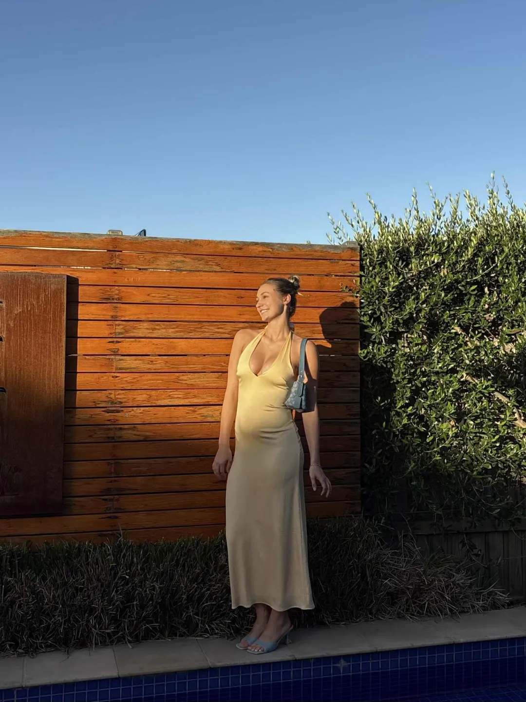 Kookai Milan Maxi Dress in Yellow Size AU  6 for rent on The Volte - main image