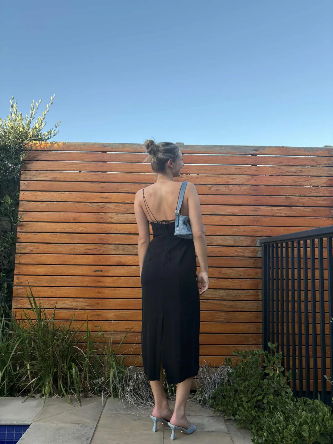 Viktoria and Woods Generation Midi Dress in Black Size S/ AU 8 for rent on The Volte - main image