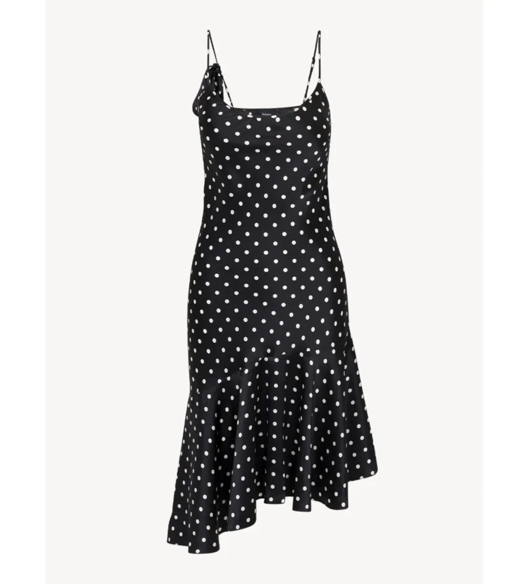 Realisation Par The Cassidy Dress in Black Polka Dot Print Size S / AU 8 for rent on The Volte - main image