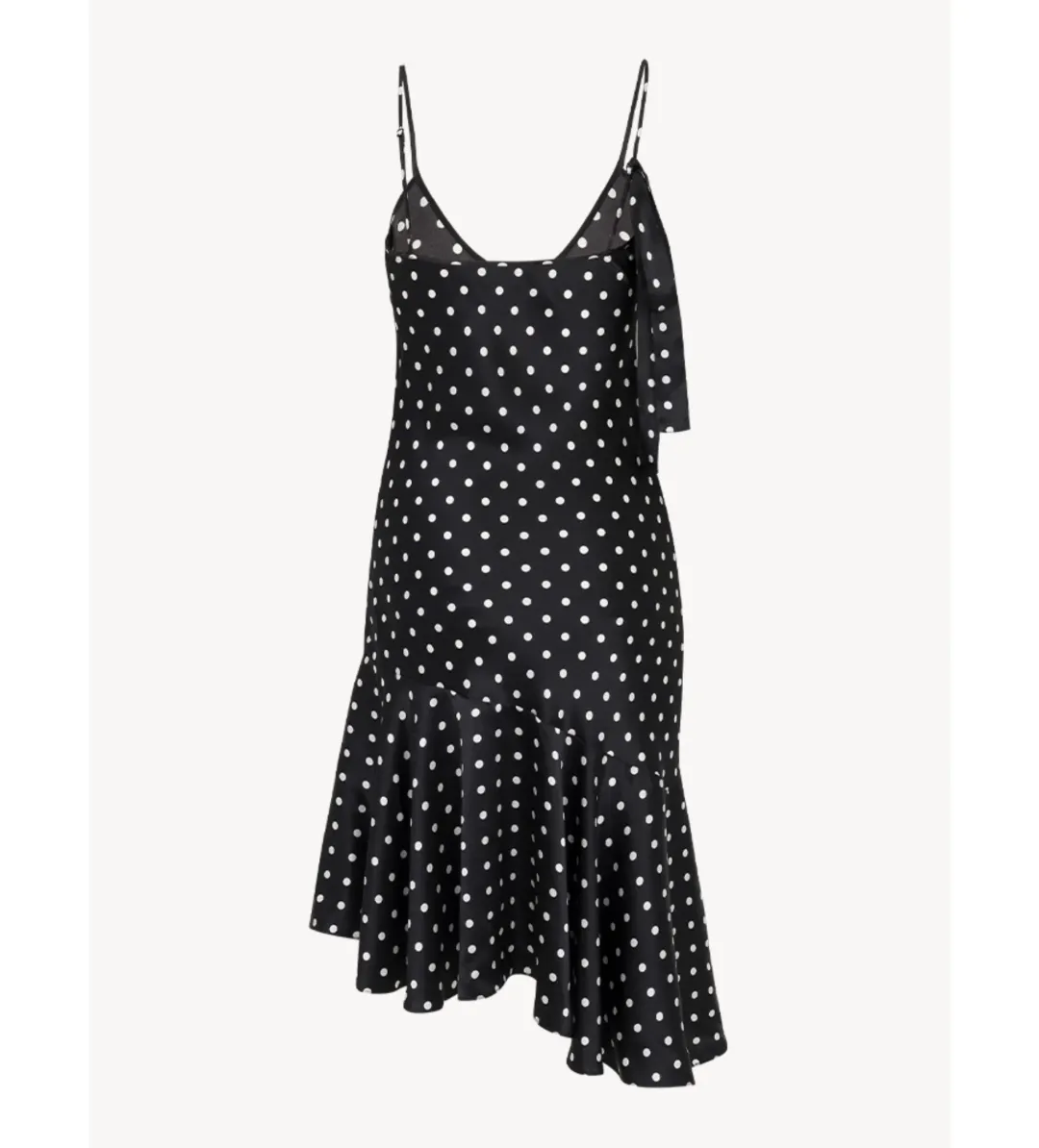 Realisation Par The Cassidy Dress in Black Polka Dot Print Size S / AU 8 for rent on The Volte - main image