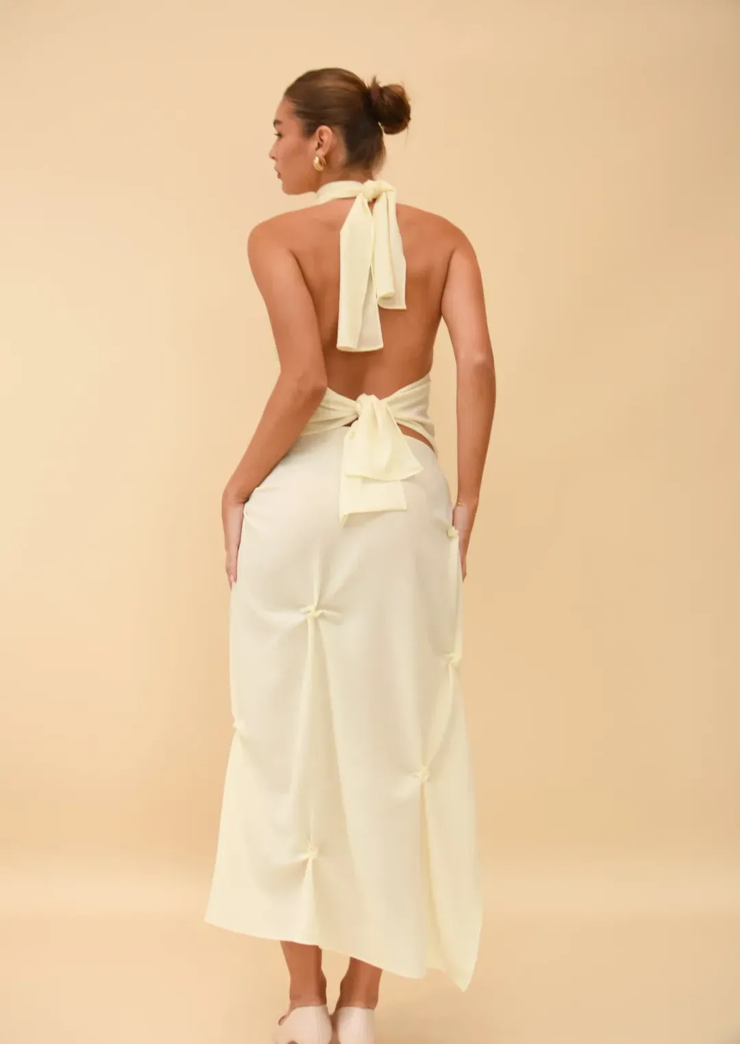 Koster Kulture Marbella Halter & Skirt Ivory Size S / AU 6-8 for rent on The Volte - main image