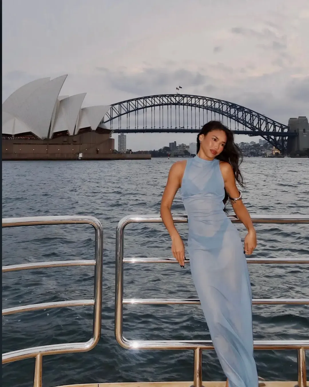 Sir the Label Ruby Open Back Maxi Gown Aqua Blue Size 0 / AU 6 for rent on The Volte - main image