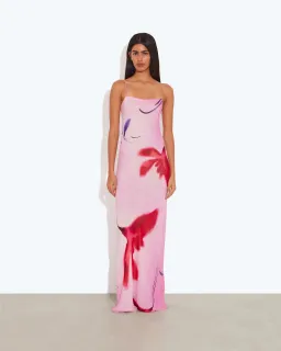 Rat & Boa Alici Maxi Dress in Pink Size XXS / AU 4 for rent on The Volte - image 1