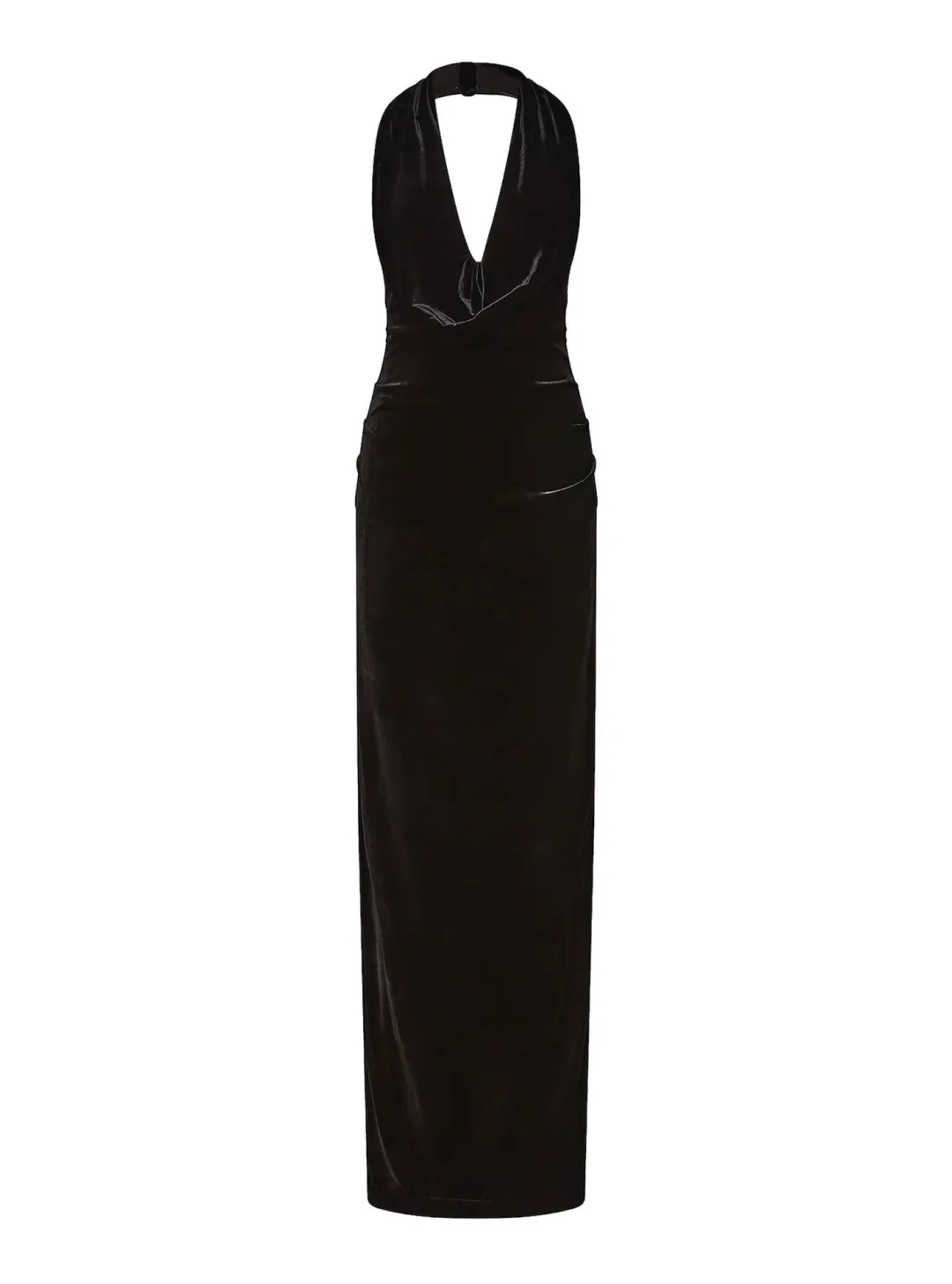 Rachel Gilbert Martin Plunge Maxi Dress in Black Size 1 / AU 8 for rent on The Volte - main image