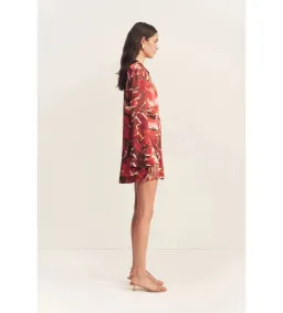 Shona Joy Nolita Shift Mini Dress Rosewood Floral One Size 6/XS for rent on The Volte - image 4