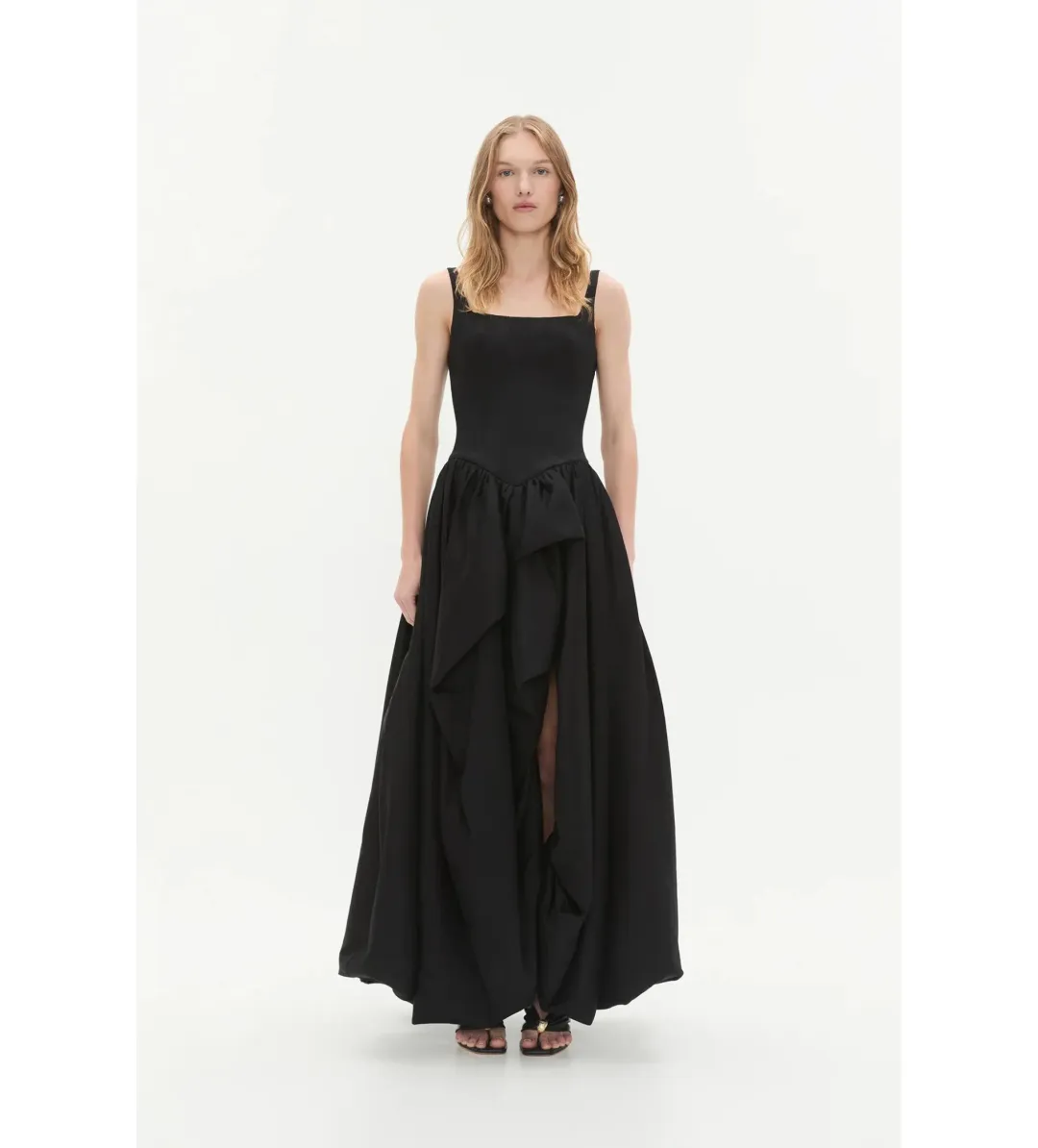 Aje Alani Gown Black Size AU 6 for rent on The Volte - main image