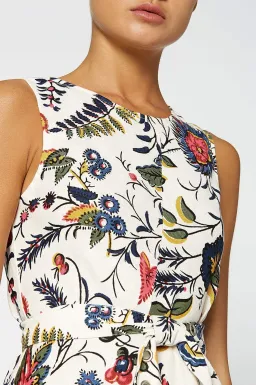 Scanlan Theodore Provence Linen Midi Dress  Size AU 12  for rent on The Volte - image 2