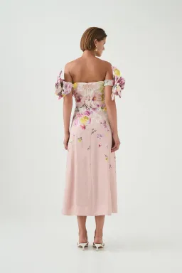 Aje Misha Maxi Dress Floral Pink Size 10 for rent on The Volte - image 6