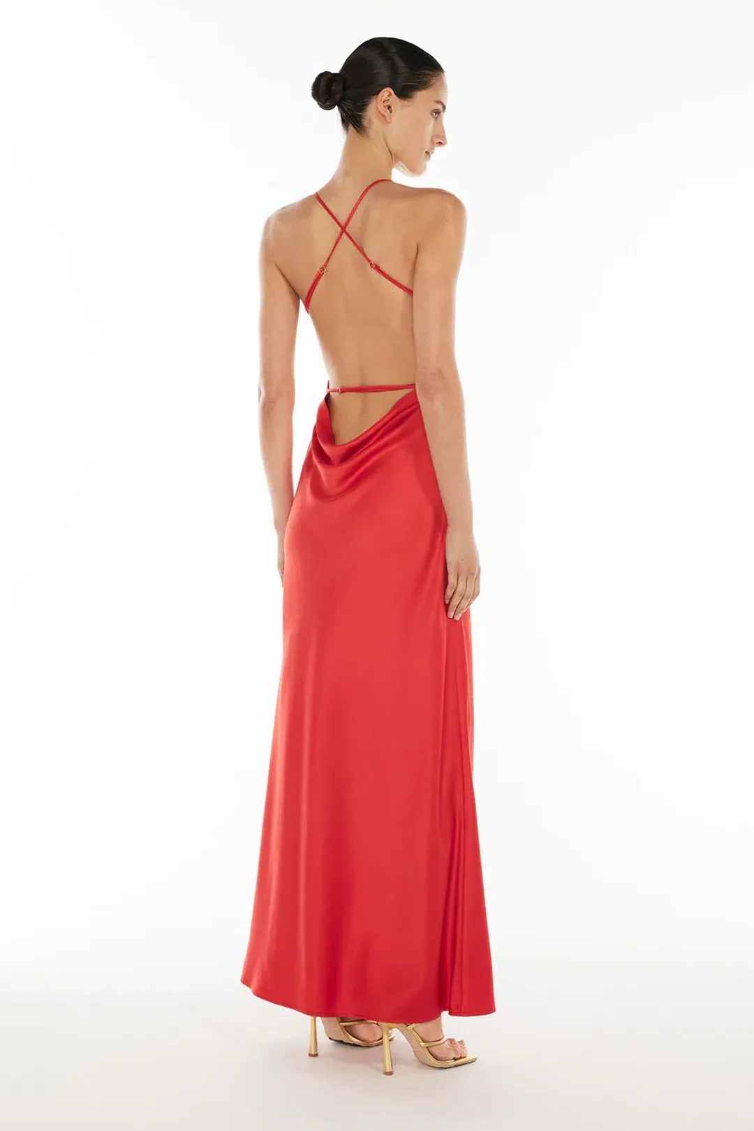 Manning Cartell Saturation Point Slip Maxi Dress Red Size 8 for rent on The Volte - main image