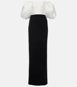 Solace London Sian Maxi Dress Black and White Size 12 for rent on The Volte - image 1
