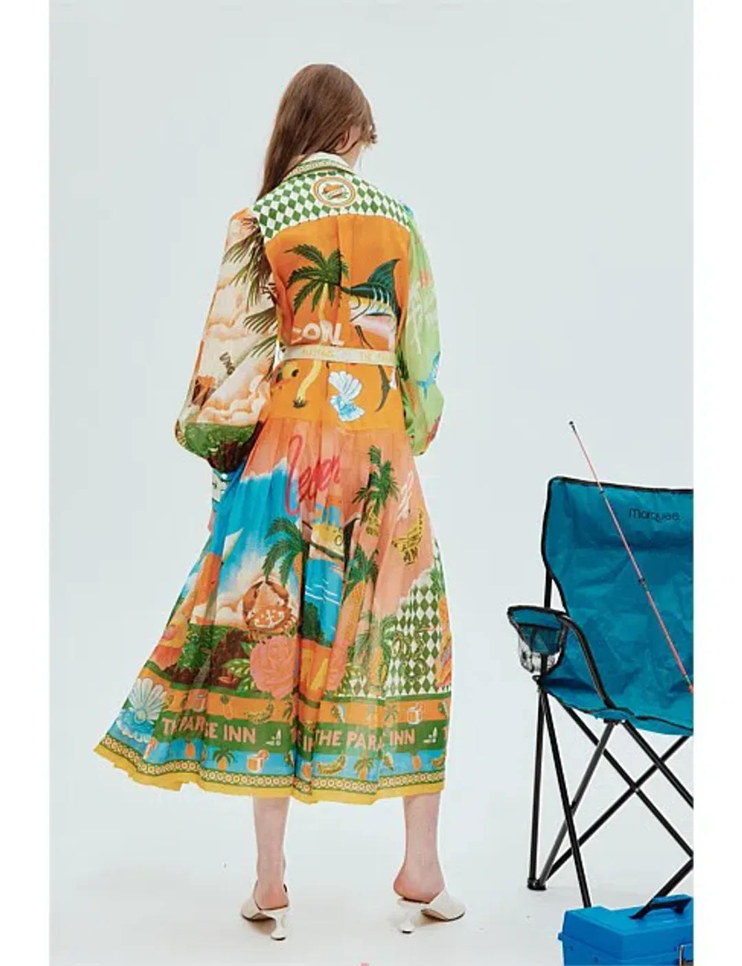 Alemais Paradiso Shirt Dress Multi Size 10 for rent on The Volte - main image