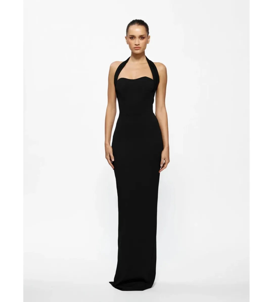 Effie Kats Marian Gown Black Size AU 12 for rent on The Volte - main image