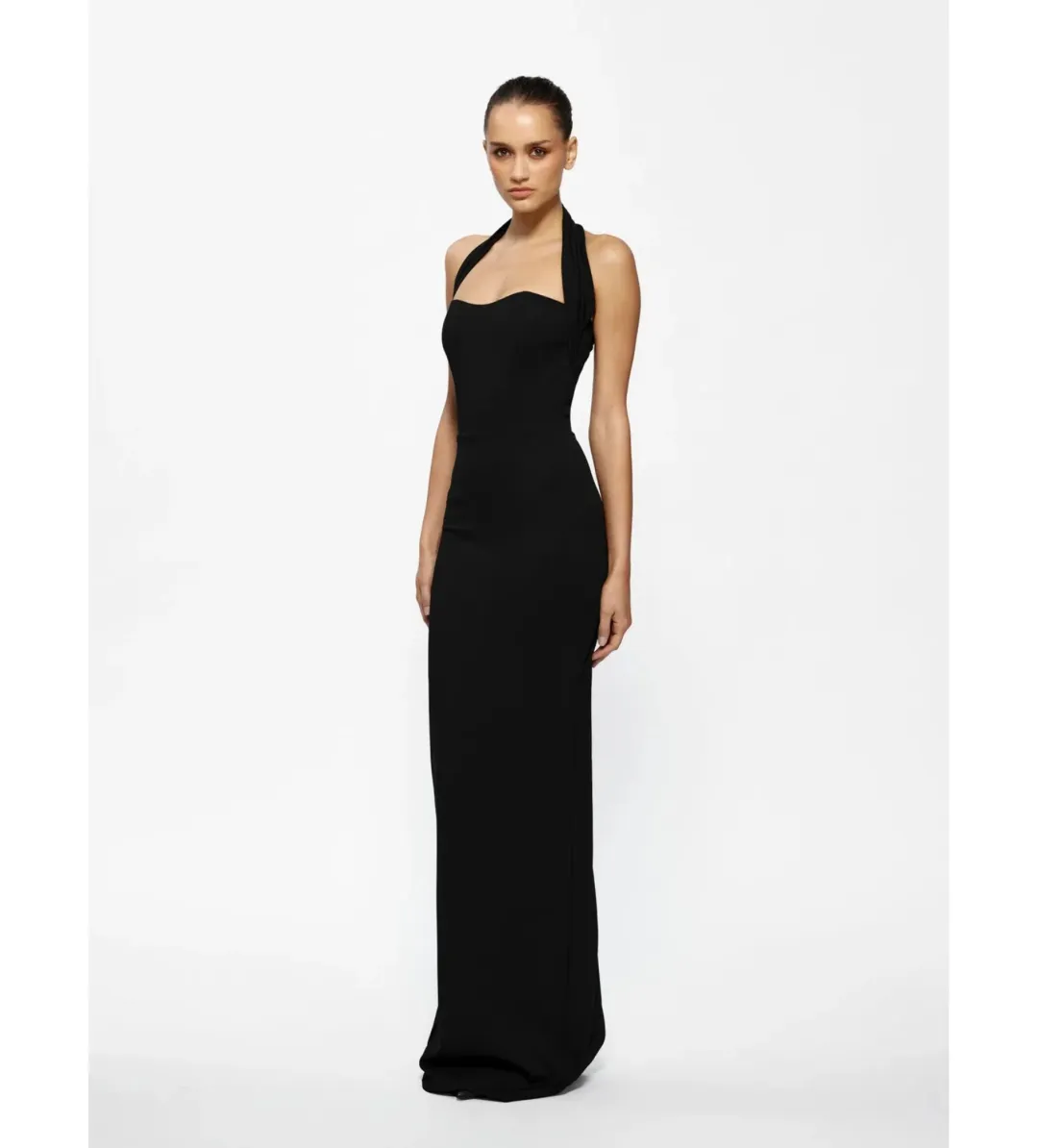 Effie Kats Marian Gown Black Size AU 12 for rent on The Volte - main image