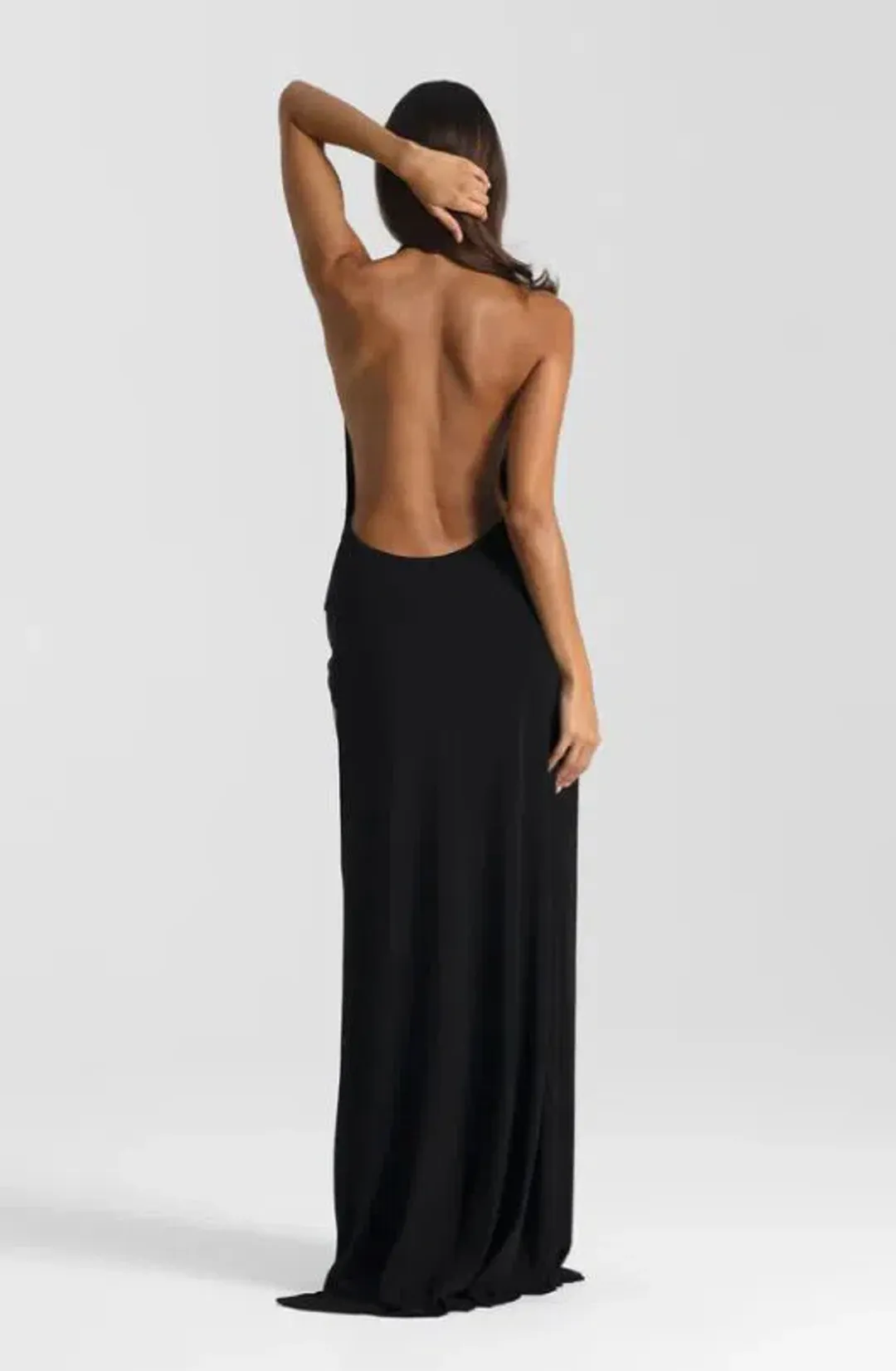 Natalie Rolt Winona Maxi Gown in Black Size M/ AU 10  for rent on The Volte - main image