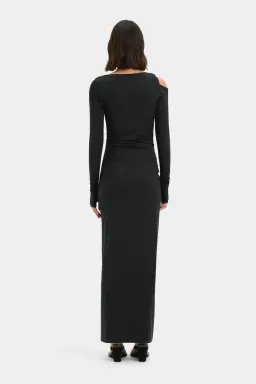 Sir The Label Elm Long Sleeve Midi Dress Black Size 10/M for rent on The Volte - image 5