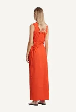 Sir the Label Anya Dress Midi Mandarin Red Size 8 for rent on The Volte - image 4