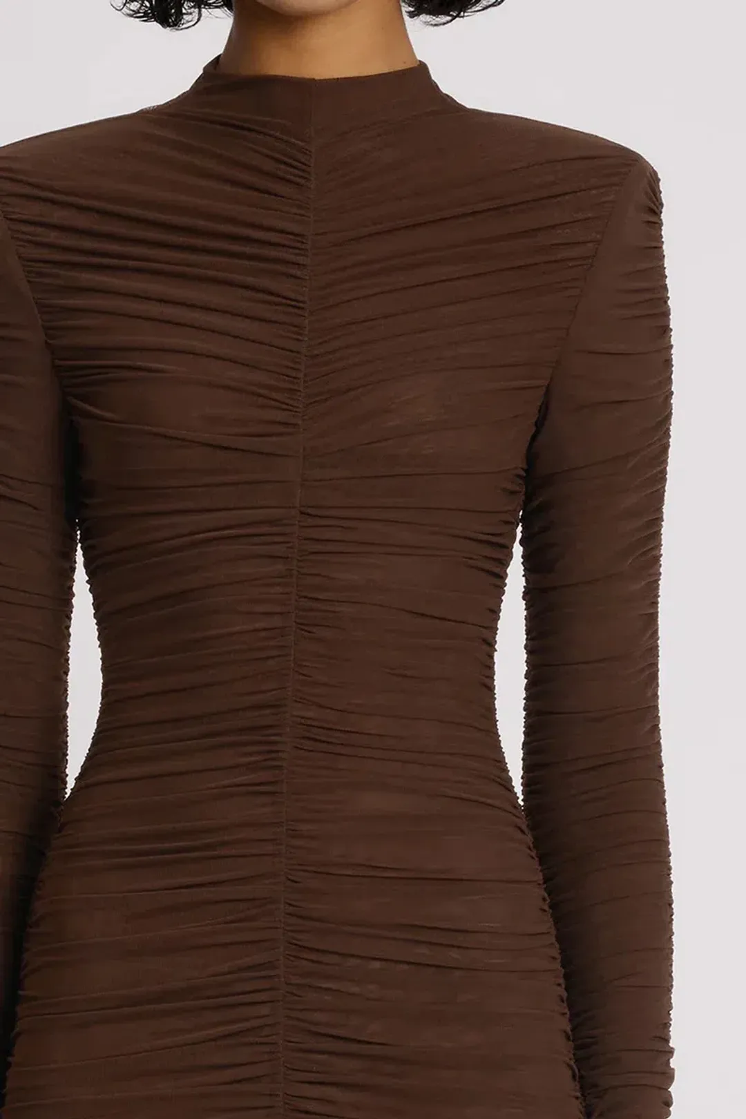 Eliya The Label Melissa Midi Dress Brown Size 8 for rent on The Volte - main image