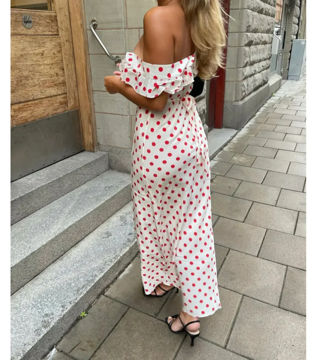 Realisation Par Claudia Maxi Dress in Super Dot Size AU 8  for rent on The Volte - main image