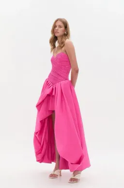 Aje Estelle Gown Cerise Pink Size 8 for rent on The Volte - image 2