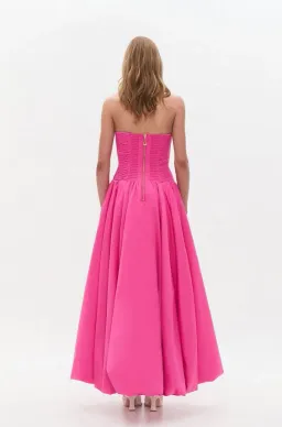 Aje Estelle Gown Cerise Maxi Pink Size AU 6 for rent on The Volte - image 4